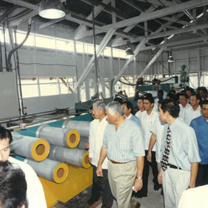 李總統登輝先生與巴拿馬總統巴雅達雷斯參觀大衛堡加工出口區-李總統照片冊-MOFA109179CF-2020-12-PH00167-041