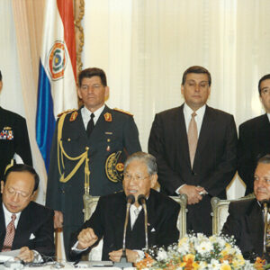 李總統登輝先生與巴拉圭總統瓦斯莫西召開聯合記者會-李總統照片冊-MOFA109179CF-2020-12-PH00167-100