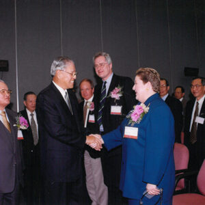 李總統蒞臨國際會議中心參加公務人力資源發展會議開幕-李登輝總統活動照片-MOFA109179CF-2020-12-PH00169-005