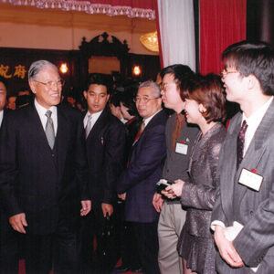 李總統蒞臨台北賓館參加媒體記者歲末聯誼餐會-李登輝總統活動照片-MOFA109179CF-2020-12-PH00169-009