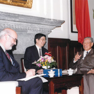 李總統於總統府接見英國金融時報亞洲版總編輯Peter Montagnon-李登輝總統活動照片-MOFA109179CF-2020-12-PH00169-028