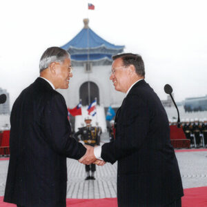 李總統伉儷於中正紀念堂以軍禮歡迎哥斯大黎加總統羅德里格斯暨夫人-李登輝總統活動照片-MOFA109179CF-2020-12-PH00169-065