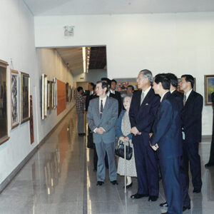 李總統登輝先生蒞臨中正藝廊參觀台陽美展-李總統照片冊-MOFA109179CF-2020-12-PH00171-017