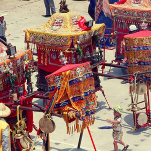 -宗教-廟、建醮。 燒王船。 基督教、天主教、佛教。-MOFA109179CF-2020-12-SL00035-071