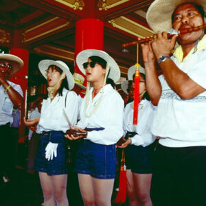 -宗教-廟、建醮。 燒王船。 基督教、天主教、佛教。-MOFA109179CF-2020-12-SL00035-097