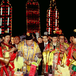 -宗教-廟、建醮。 燒王船。 基督教、天主教、佛教。-MOFA109179CF-2020-12-SL00035-145