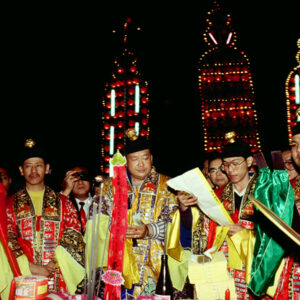 -宗教-廟、建醮。 燒王船。 基督教、天主教、佛教。-MOFA109179CF-2020-12-SL00035-149