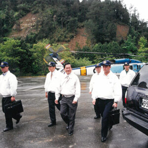 陳水扁總統赴南投縣關心杉林溪聯外道路(安定彎段)重建情形-陳水扁總統活動照片-MOFA109179CF-2020-12-PH00026-057