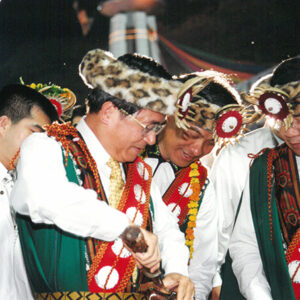 陳水扁總統蒞臨屏東縣參加九十年全國原住民運動會開幕-陳水扁總統活動照片-MOFA109179CF-2020-12-PH00027-006