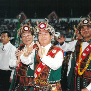 陳水扁總統蒞臨屏東縣參加九十年全國原住民運動會開幕-陳水扁總統活動照片-MOFA109179CF-2020-12-PH00027-007