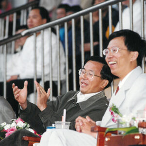 陳水扁總統蒞臨中山足球場參加第一屆和平盃亞洲足球友誼賽開幕典禮-陳水扁總統活動照片-MOFA109179CF-2020-12-PH00027-070