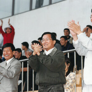 陳水扁總統蒞臨中山足球場參加第一屆和平盃亞洲足球友誼賽開幕典禮-陳水扁總統活動照片-MOFA109179CF-2020-12-PH00027-071