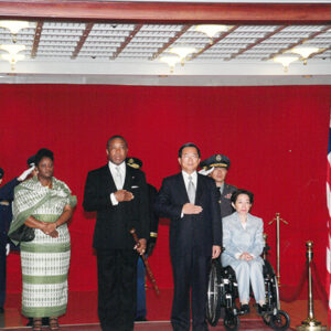 陳水扁總統於中正紀念堂以軍禮歡送賴比瑞亞總統泰勒-陳水扁總統活動照片-MOFA109179CF-2020-12-PH00027-078