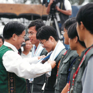陳水扁總統於屏東泰武國小參加大武山成年禮活動-陳水扁總統活動照片-MOFA109179CF-2020-12-PH00027-089
