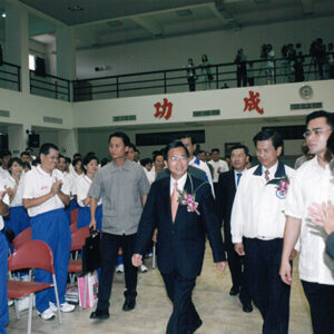 陳水扁總統於左訓中心為我國參加第六屆日本秋田世運會及第二十一屆北京世界大學運動會代表授旗-陳水扁總統活動照片-MOFA109179CF-2020-12-PH00028-062