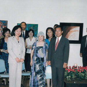 陳水扁總統於台北市參觀「第一道月光-蔡瑞月」聯合特展-陳水扁總統活動照片-MOFA109179CF-2020-12-PH00028-063