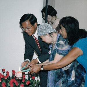 陳水扁總統於台北市參觀「第一道月光-蔡瑞月」聯合特展-陳水扁總統活動照片-MOFA109179CF-2020-12-PH00028-064