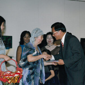 陳水扁總統於台北市參觀「第一道月光-蔡瑞月」聯合特展-陳水扁總統活動照片-MOFA109179CF-2020-12-PH00028-065