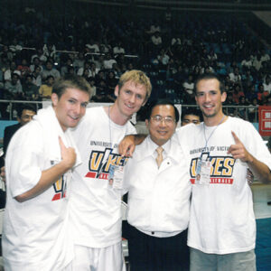 陳水扁總統於高雄縣參加瓊斯杯籃球賽開幕典禮-陳水扁總統活動照片-MOFA109179CF-2020-12-PH00028-075