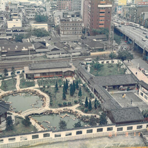 國父史蹟紀念館及逸仙公園鳥瞰(76.3.12竣工啟用)-政績資料冊-MOFA109179CF-2020-12-PH00049-005