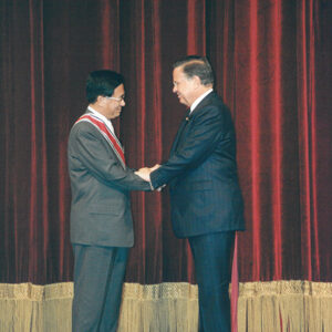 陳水扁總統於哥斯大黎加接受哥國總統羅德里格斯(Rodriguez)贈勳-陳水扁總統「民主外交、友誼之旅」活動照片-MOFA109179CF-2020-12-PH00052-009