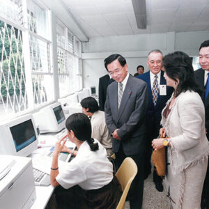 陳水扁總統參觀援哥斯大黎加技職教育計畫學校-陳水扁總統「民主外交、友誼之旅」活動照片-MOFA109179CF-2020-12-PH00052-034