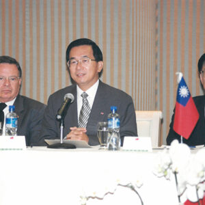 陳水扁總統於與哥國總統羅德里格斯(Rodriguez)共同主持離哥前記者會-陳水扁總統「民主外交、友誼之旅」活動照片-MOFA109179CF-2020-12-PH00052-037