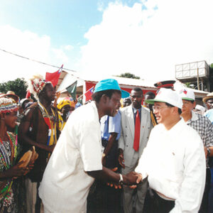 陳水扁總統參觀甘比亞的班竹町菜園-陳水扁總統「民主外交、友誼之旅」活動照片-MOFA109179CF-2020-12-PH00052-076