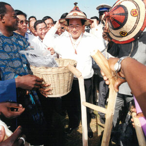 陳水扁總統參加布吉納法索總統龔保雷(Blaise COMPAORE)共同主持陸稻推廣計劃剪綵-陳水扁總統「民主外交、友誼之旅」活動照片-MOFA109179CF-2020-12-PH00052-112