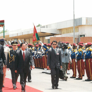 陳水扁總統接受布吉納法索軍禮歡送-陳水扁總統「民主外交、友誼之旅」活動照片-MOFA109179CF-2020-12-PH00053-076