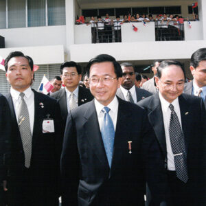 陳水扁總統於巴拿馬出席僑界聯合歡迎會、參觀中巴文化中心暨中山學校-陳水扁總統「民主外交、友誼之旅」活動照片-MOFA109179CF-2020-12-PH00055-089