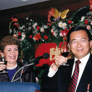 陳水扁總統伉儷於巴拿馬舉行答宴(陳總統與莫絲柯索總統舉杯互敬-陳水扁總統「民主外交、友誼之旅」活動照片-MOFA109179CF-2020-12-PH00055-102