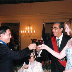 陳水扁總統伉儷於宏都拉斯出席佛洛瑞斯總統伉儷歡迎國宴-陳水扁總統「民主外交、友誼之旅」活動照片-MOFA109179CF-2020-12-PH00056-073