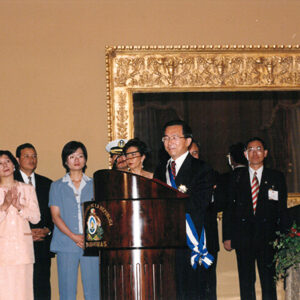 陳水扁總統伉儷於宏都拉斯出席佛洛瑞斯總統伉儷歡迎國宴-陳水扁總統「民主外交、友誼之旅」活動照片-MOFA109179CF-2020-12-PH00056-076