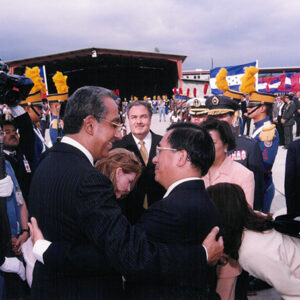 陳水扁總統於宏都拉斯接受宏國佛洛瑞斯總統以軍禮歡送-陳水扁總統「民主外交、友誼之旅」活動照片-MOFA109179CF-2020-12-PH00056-091