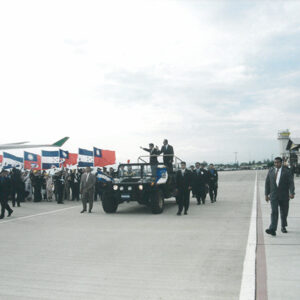 陳水扁總統於宏都拉斯接受宏國佛洛瑞斯總統以軍禮歡送-陳水扁總統「民主外交、友誼之旅」活動照片-MOFA109179CF-2020-12-PH00056-093