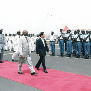 陳水扁總統於塞內加爾接受該國瓦德總統以軍禮歡迎-陳總統訪塞內加爾-MOFA109179CF-2020-12-PH00057-010
