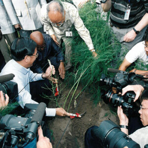 陳水扁總統於塞內加爾主持我國農業技術團桑嘉剛新團部及達卡多功能農業訓練中心落成典禮剪綵-陳總統訪塞內加爾-MOFA109179CF-2020-12-PH00057-088