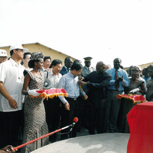 陳水扁總統於塞內加爾主持我國農業技術團桑嘉剛新團部及達卡多功能農業訓練中心落成典禮剪綵-陳總統訪塞內加爾-MOFA109179CF-2020-12-PH00057-095