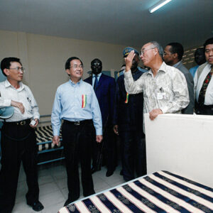 陳水扁總統於塞內加爾主持我國農業技術團桑嘉剛新團部及達卡多功能農業訓練中心落成典禮剪綵-陳總統訪塞內加爾-MOFA109179CF-2020-12-PH00057-099