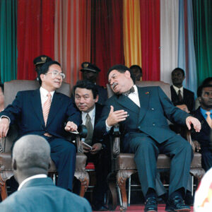 陳水扁總統於聖多美普林西比國際機場接受聖國梅尼士總統軍禮歡迎訪問團-陳總統訪聖多美普林西比-MOFA109179CF-2020-12-PH00058-019