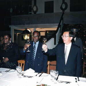 陳水扁總統於聖多美普林西比梅尼士總統以國宴歡迎陳總統及隨行團員-陳總統訪聖多美普林西比-MOFA109179CF-2020-12-PH00058-034