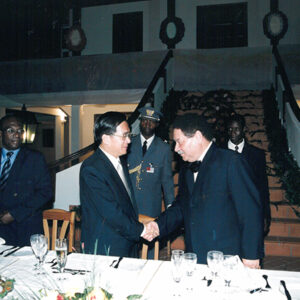 陳水扁總統於聖多美普林西比梅尼士總統以國宴歡迎陳總統及隨行團員-陳總統訪聖多美普林西比-MOFA109179CF-2020-12-PH00058-035