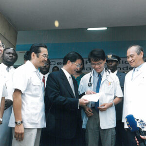 陳水扁總統於聖多美普林西比視察駐聖醫療門診中心-陳總統訪聖多美普林西比-MOFA109179CF-2020-12-PH00058-080