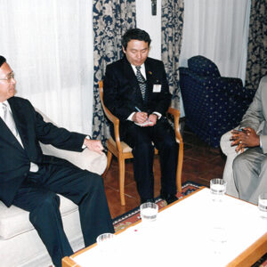 陳水扁總統於聖多美普林西比接見聖國總理賈布烈-陳總統訪聖多美普林西比-MOFA109179CF-2020-12-PH00058-086