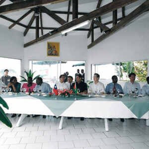 陳水扁總統於聖多美普林西比梅尼士總統以便餐款待-陳總統訪聖多美普林西比-MOFA109179CF-2020-12-PH00058-097