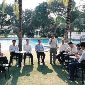 陳水扁總統於聖多美普林西比與國內隨行記者茶敘-陳總統訪聖多美普林西比-MOFA109179CF-2020-12-PH00058-109