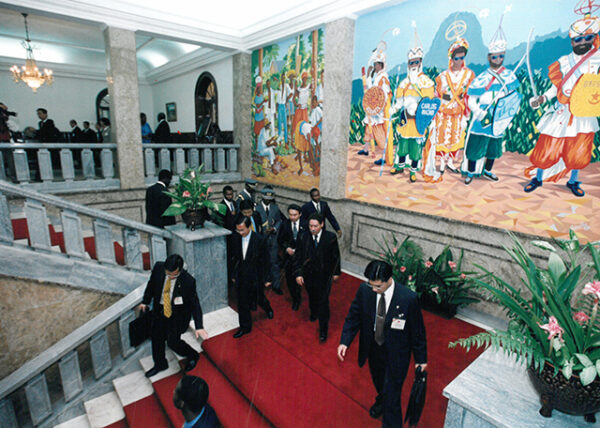 陳水扁總統於聖多美普林西比與梅尼士總統簽署兩國聯合公報-陳總統訪聖多美普林西比-MOFA109179CF-2020-12-PH00058-125