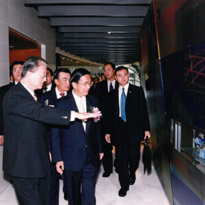 陳水扁總統於台北內湖參加大眾電腦內湖大樓啟用僆-陳水扁總統活動照片-MOFA109179CF-2020-12-PH00080-009