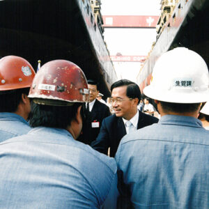 陳水扁總統於高雄中船參加海軍田單艦命名下水典禮-陳水扁總統活動照片-MOFA109179CF-2020-12-PH00080-018